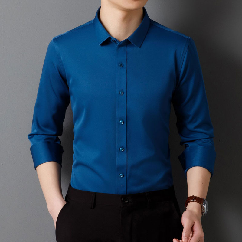 🎉2025 Neuheiten-Schnäppchenangebot✨Knitterfreies Button-Down-Hemd für Herren