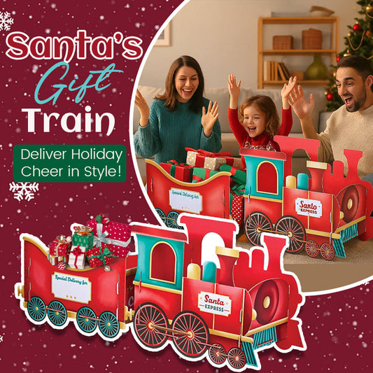 🎁 Der Weihnachtsmann-Geschenkezug – Verbreiten Sie Weihnachtsstimmung mit Stil! 🚂🎄