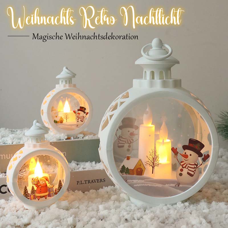 Weihnachts Retro Nachtlicht