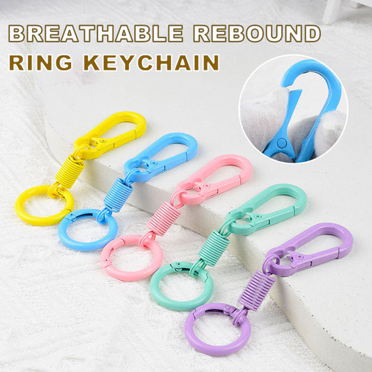 Atmungsaktiver Rebound Ring Schlüsselanhänger