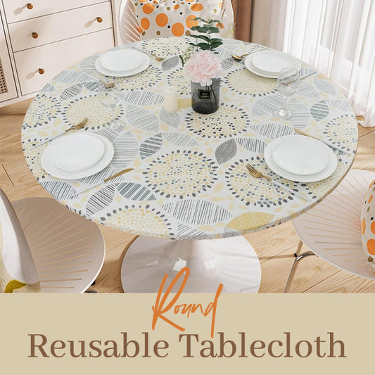 Round Reusable Tablecloth