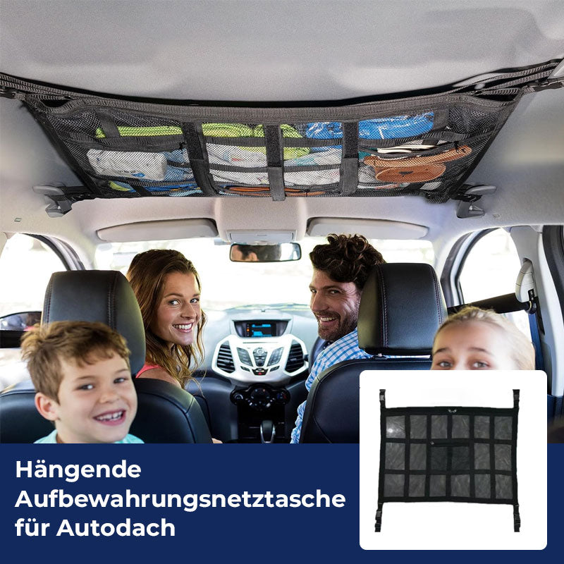 Hängende Aufbewahrungsnetztasche für Autodach
