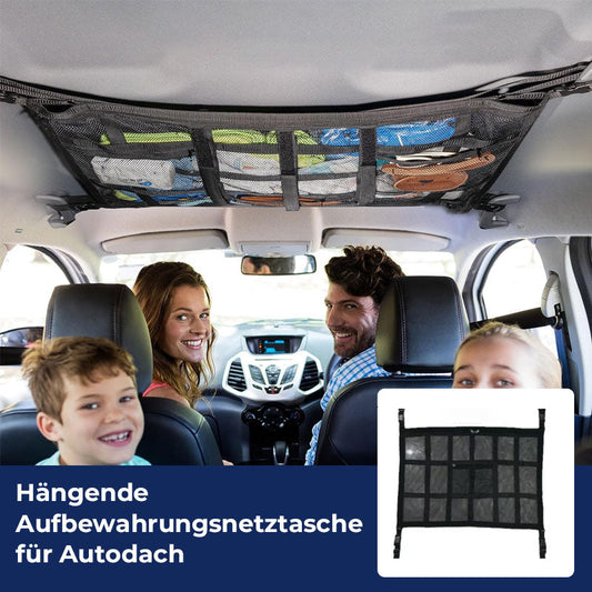 Hängende Aufbewahrungsnetztasche für Autodach