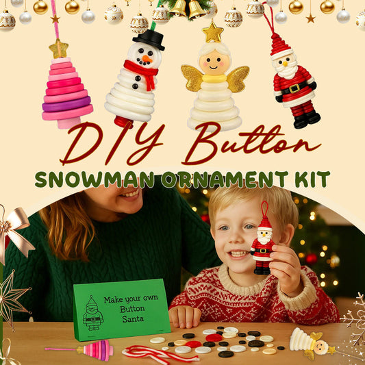 ☃️ DIY-Bastelset für Schneemann-Ornamente
