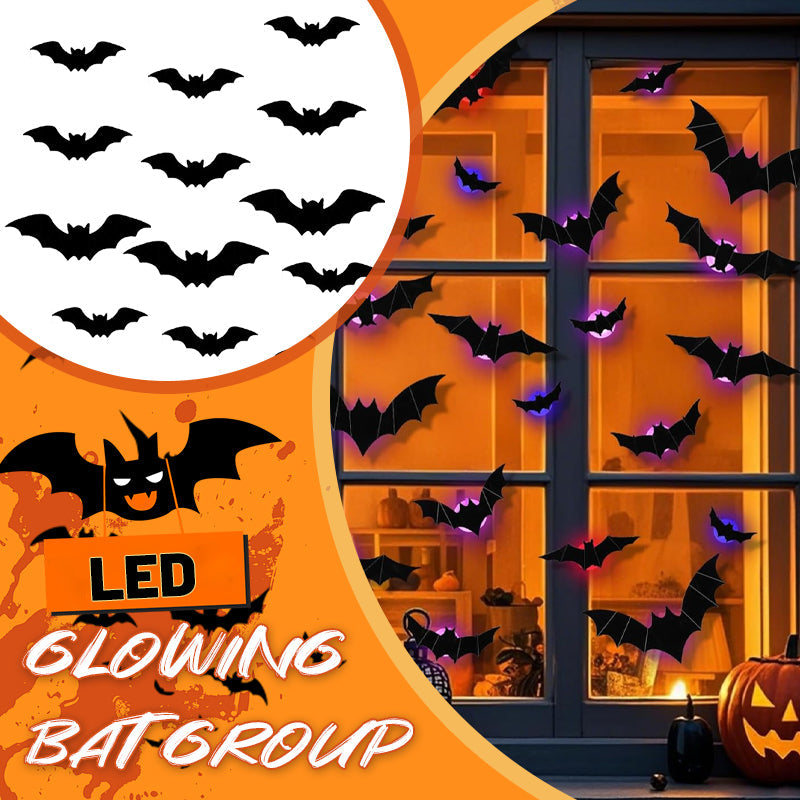 LED-Leuchtfledermaus-Gruppe
