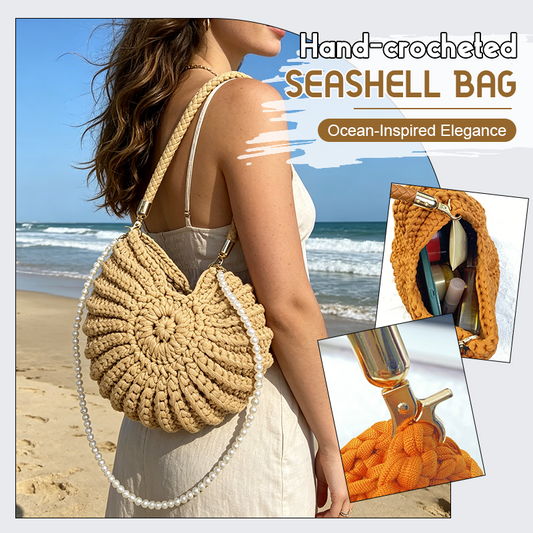 Hand-crocheted Seashell Bag