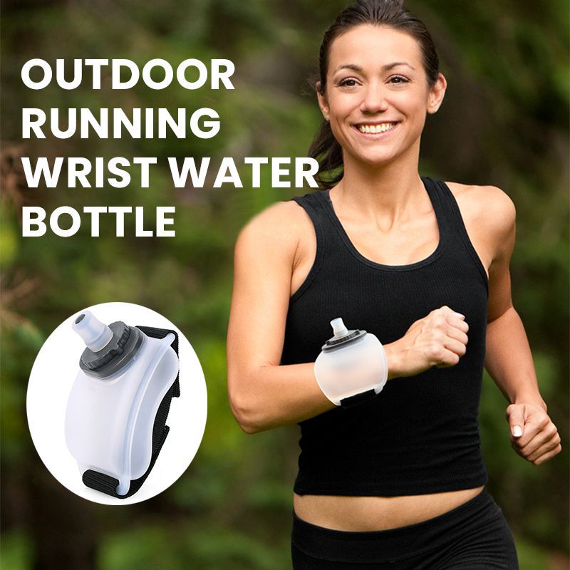 Wasserflasche für das Handgelenk zum Laufen im Freien