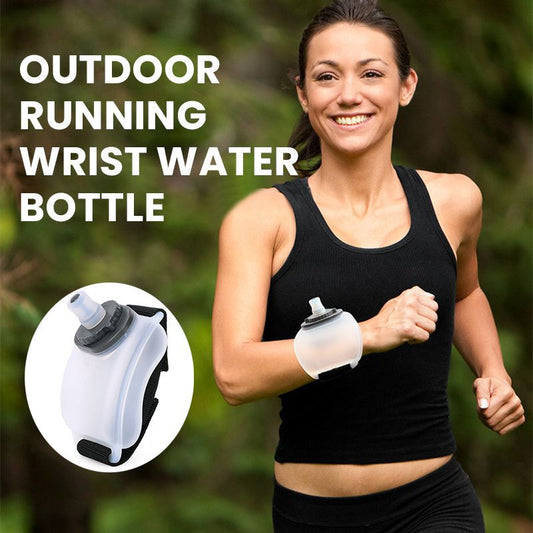Wasserflasche für das Handgelenk zum Laufen im Freien