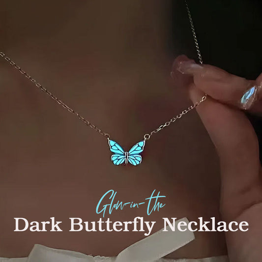 🦋Glow-in-the-Dark Schmetterling Halskette