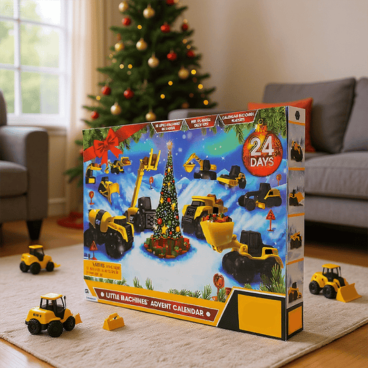 🔥LETZTER TAG 49 % RABATT🔥24-Tage-Adventskalender mit Bauwagen