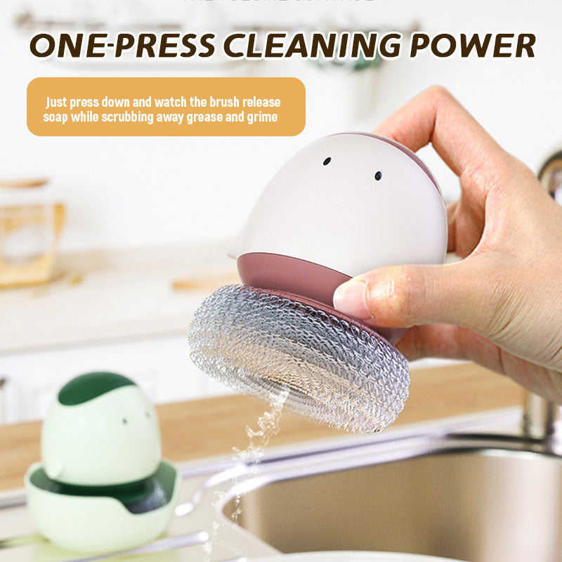 🍳 Niedliche automatische Presskannenbürste
