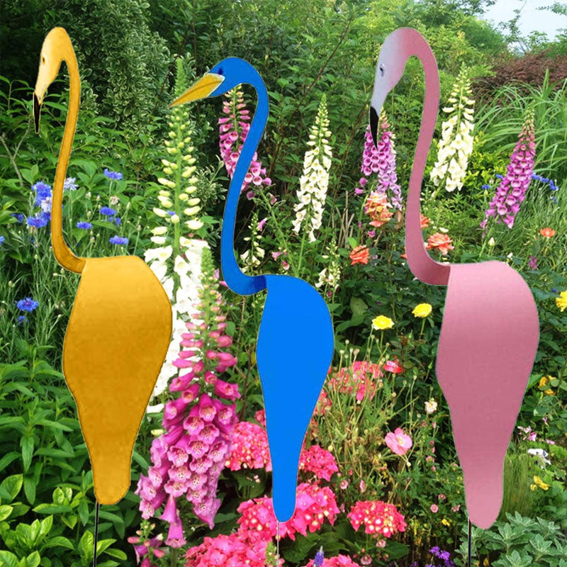 🦩Flamingo Deko-Windmühle – Tropisches Party-Windspiel für Ihren Garten🌴