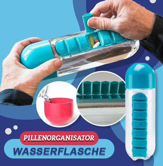 Pillenorganisator-Wasserflasche