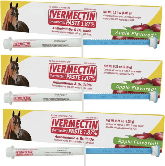 Ivermectin Pferdepaste 1,87% 6,08g Tuben