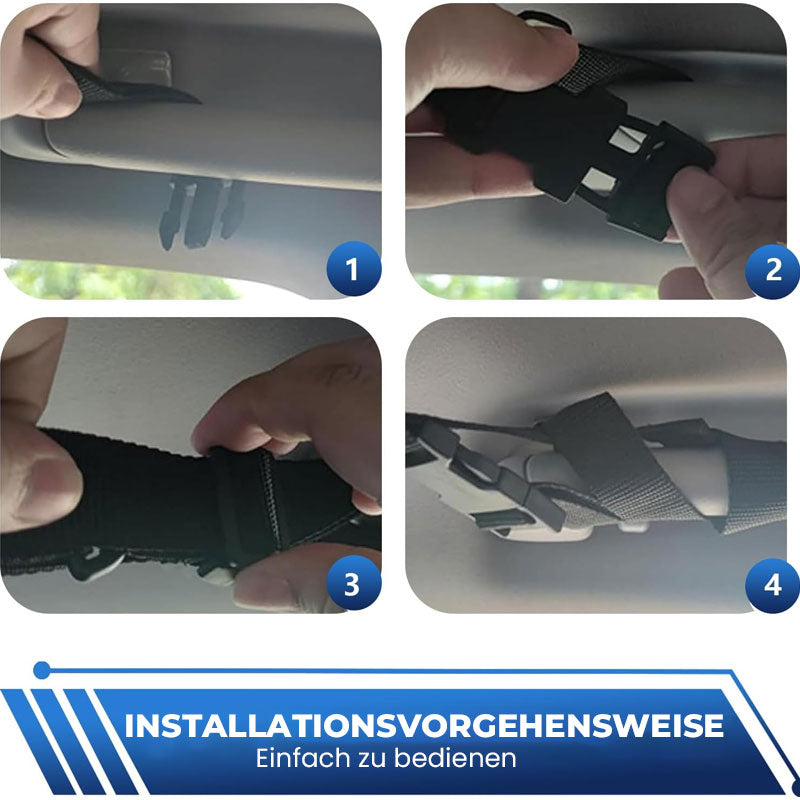 Hängende Aufbewahrungsnetztasche für Autodach