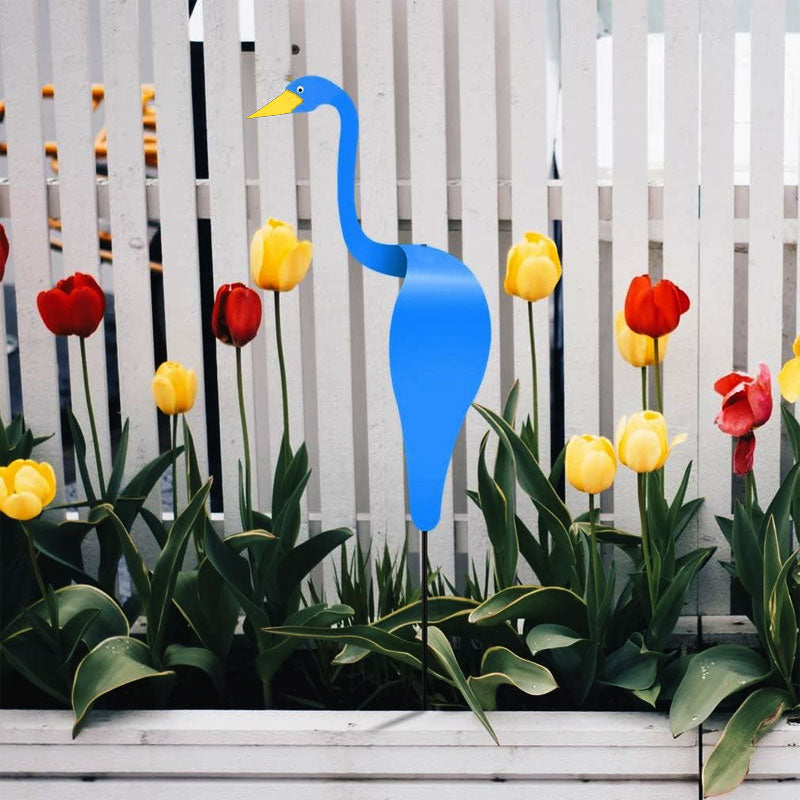 🦩Flamingo Deko-Windmühle – Tropisches Party-Windspiel für Ihren Garten🌴