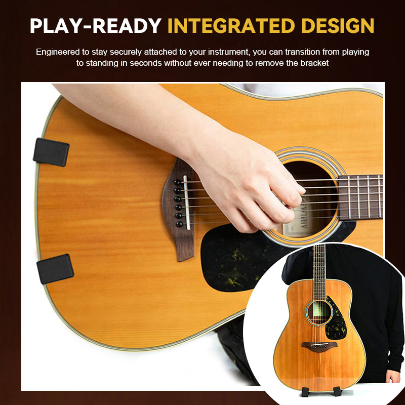 Portable Guitar Stand — Sturdy, Adjustable Floor Stand for Acoustic & Classical Guitars