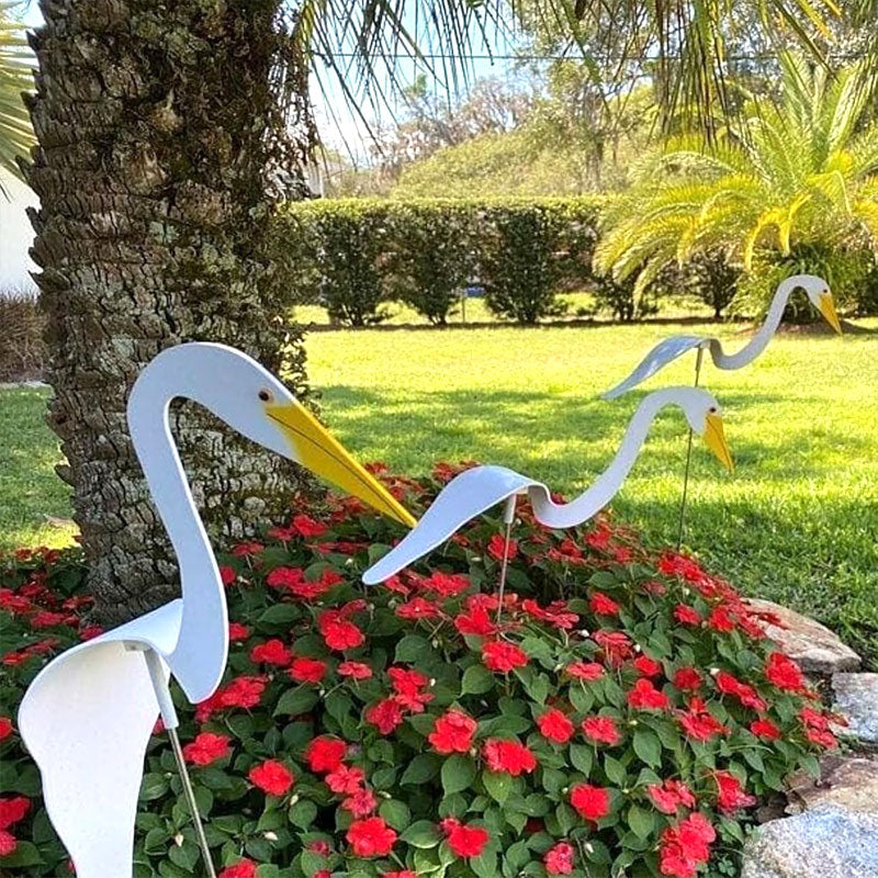 🦩Flamingo Deko-Windmühle – Tropisches Party-Windspiel für Ihren Garten🌴