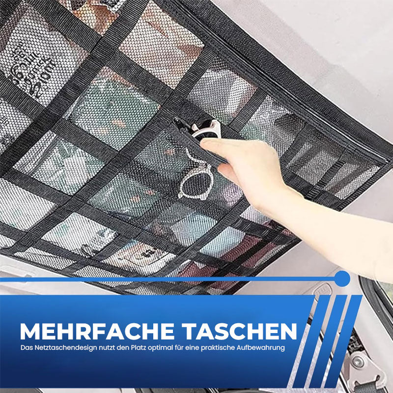 Hängende Aufbewahrungsnetztasche für Autodach