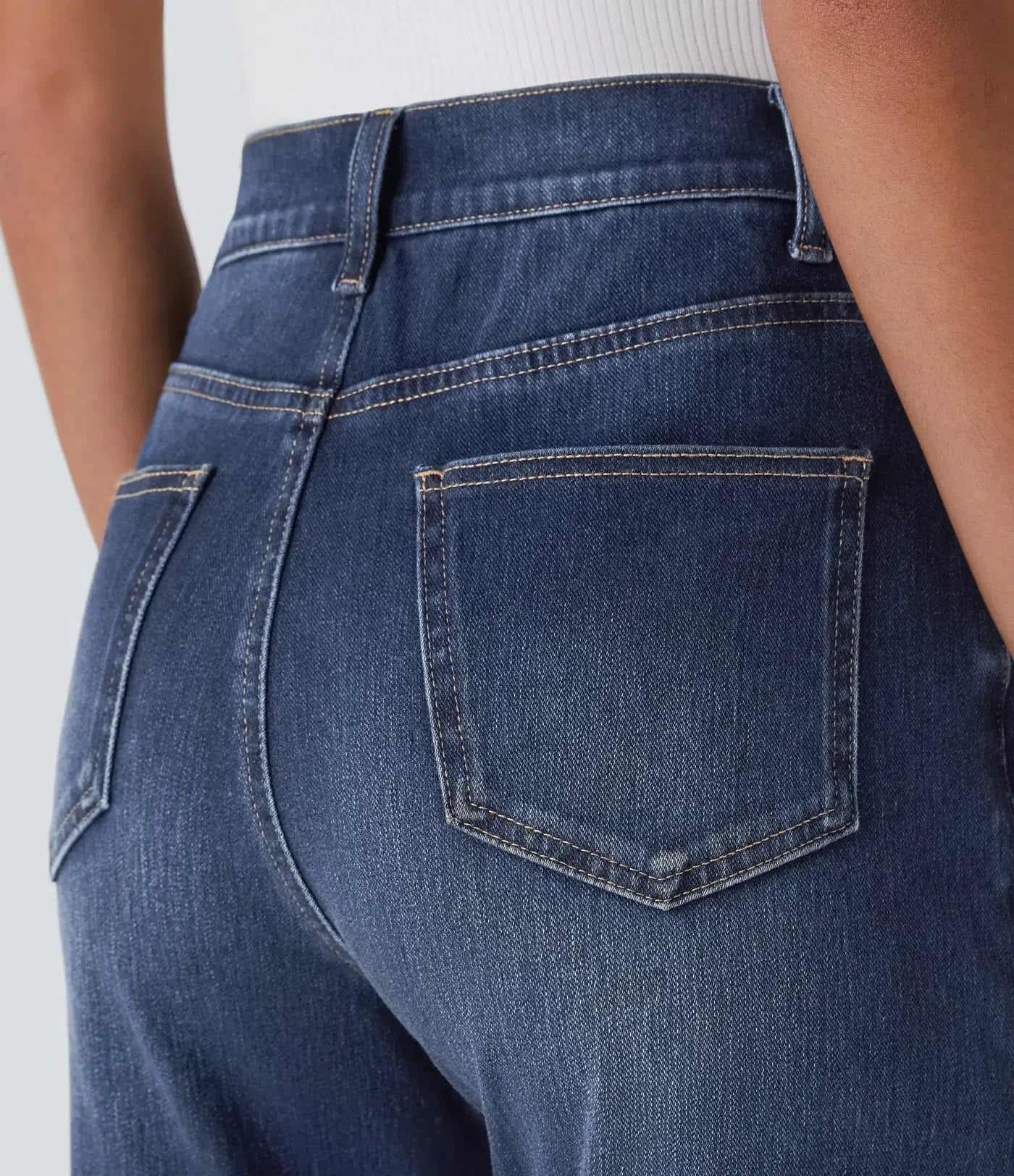 Elastische & bequeme Hose mit hoher Taille