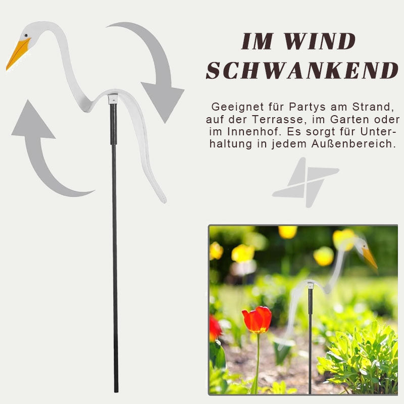 🦩Flamingo Deko-Windmühle – Tropisches Party-Windspiel für Ihren Garten🌴