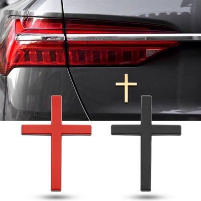 Kaufen Sie eins, bekommen Sie eins gratis!✝️ Metall-Aufkleber mit Jesus-Christus-Kreuz