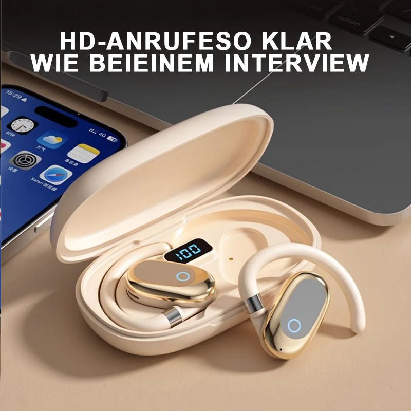 Neues Kabelloses Bluetooth-Headset Mit Ohrbügel Von Ows
