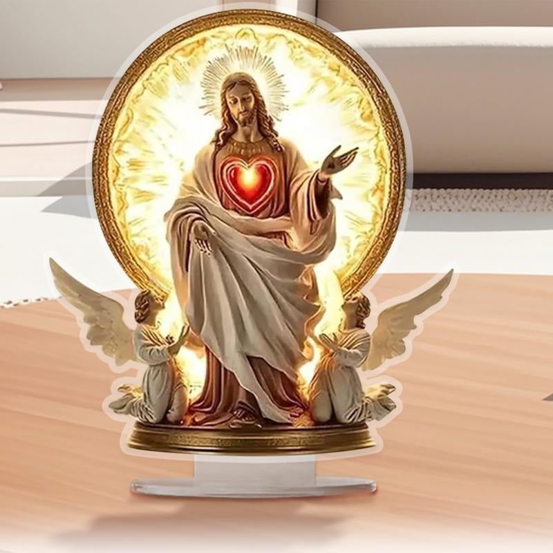 ❤️ Schutzengel-Statue mit Licht