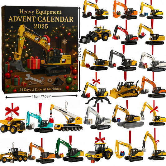 Weihnachtskalender für Baumaschinen 2025 · 24 Druckgussmaschinen