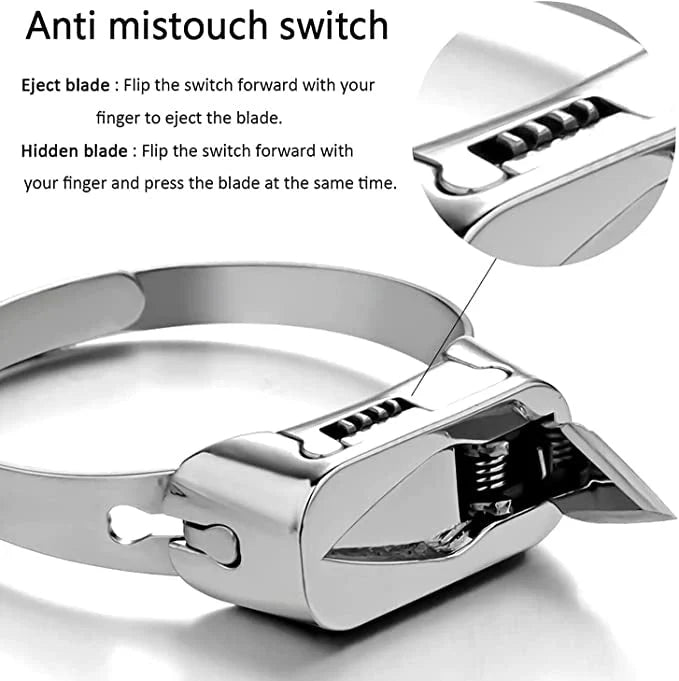 💍Metall-Selbstverteidigungsringmesser