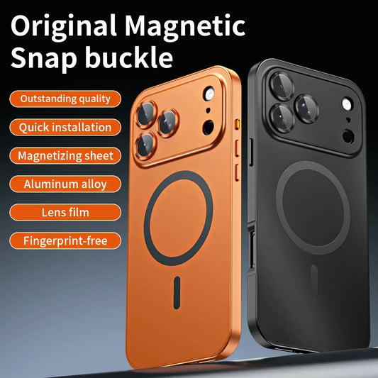 ✨17-13🔥Magnetische Aluminium-Rahmenhülle für iPhone