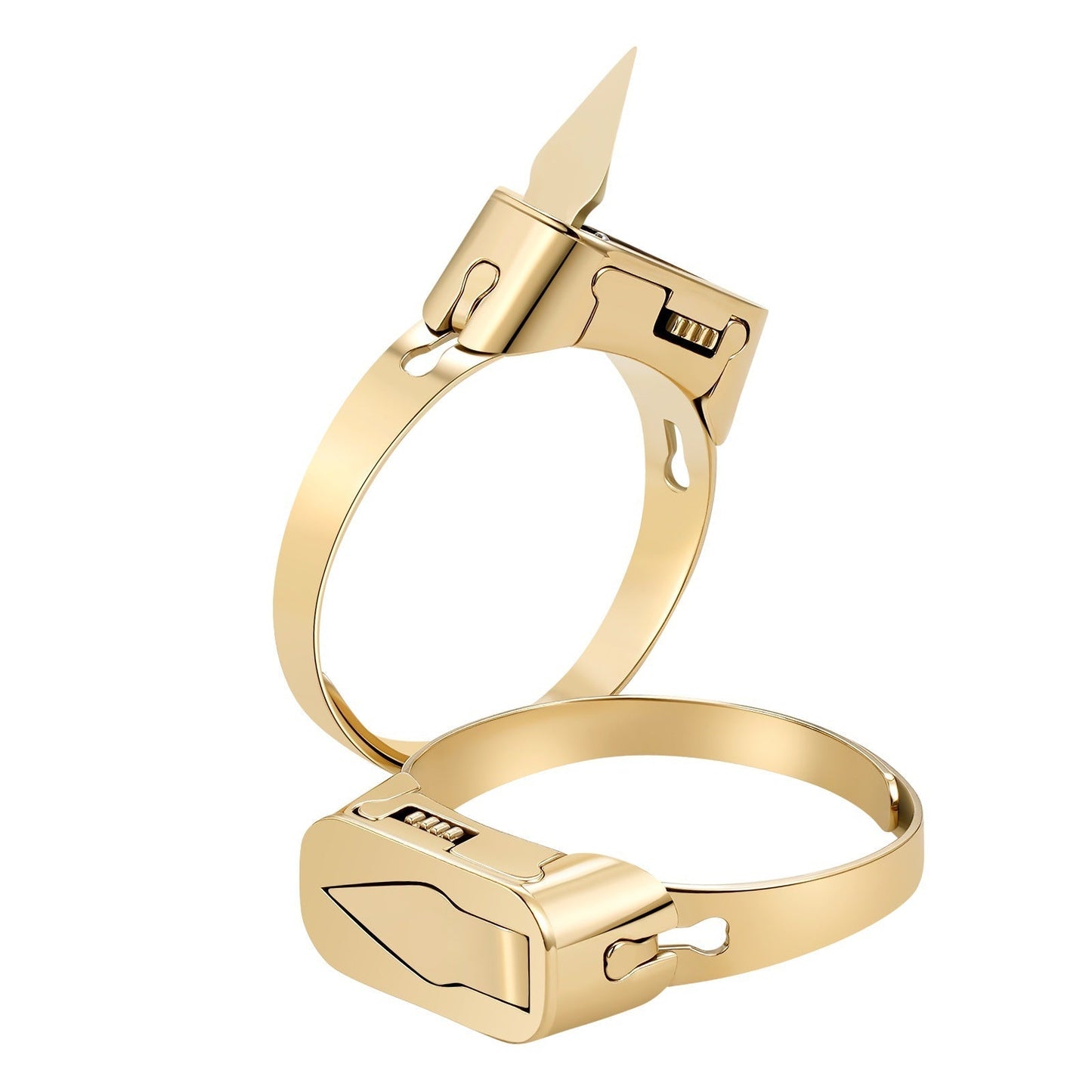 💍Metall-Selbstverteidigungsringmesser