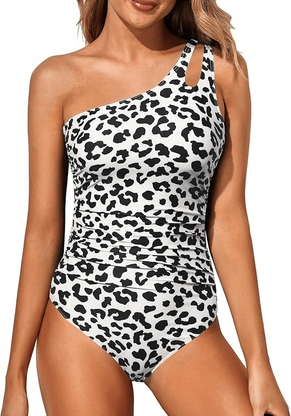 🔥Heißer Verkauf €16,99!!💥👙Ein-Schulter-Badeanzug für Damen