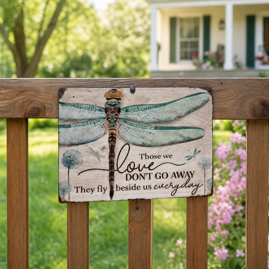 Dragonfly Memorial Plaque – Sympathy Gift